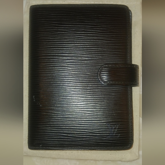 Louis Vuitton Epi Agenda PM Leather Notebook Black - Picture 2 of 8